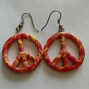 Peace Sign Earrings